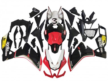 Weiß Rot Gelb Glänzendes Schwarz 2012-2018 Aprilia RS4 50 125 Motorrad Verkleidung