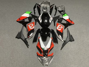 Weiß Grün Rot Glänzendes Schwarz 2012-2018 Aprilia RS4 50 125 Motorrad Verkleidung