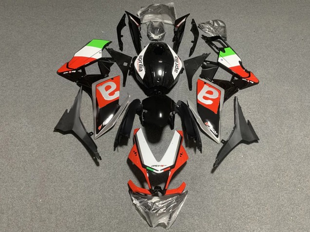 Weiß Grün Rot Glänzendes Schwarz 2012-2018 Aprilia RS4 50 125 Motorrad Verkleidung