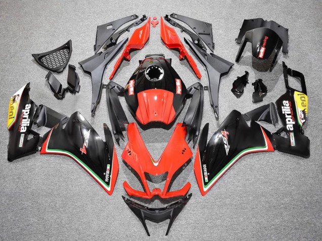 Rot Gelb Glänzendes Schwarz 2012-2019 Aprilia RS4 50 125 Motorrad Verkleidung