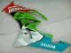 Grün Weiß Rot Schwarz Blau Motocard 2009-2012 Kawasaki ZX6R Motorrad Verkleidung