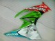 Grün Weiß Rot Schwarz Blau Motocard 2009-2012 Kawasaki ZX6R Motorrad Verkleidung