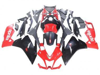 Rot Glänzendes Schwarz 2012-2018 Aprilia RS4 50 125 Motorrad Verkleidung