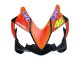 Matt Schwarz Orange Rossi 2004-2007 Honda CBR600 F4i Motorrad Verkleidung