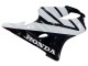 Weiß Glänzendes Schwarz 2004-2007 Honda CBR600 F4i Motorrad Verkleidung