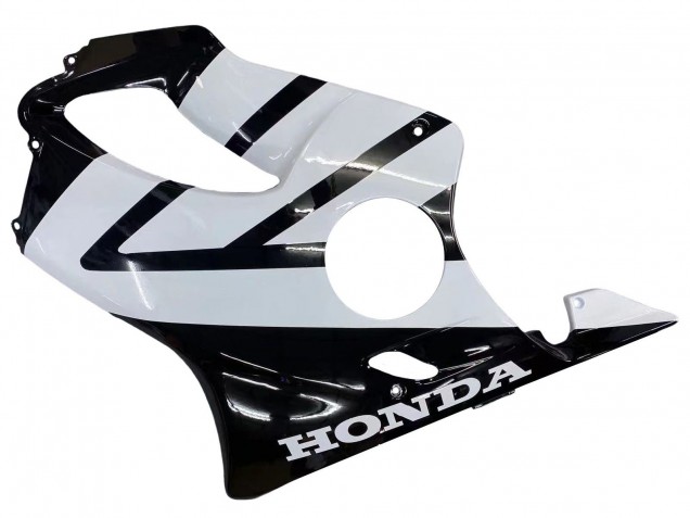Weiß Glänzendes Schwarz 2004-2007 Honda CBR600 F4i Motorrad Verkleidung