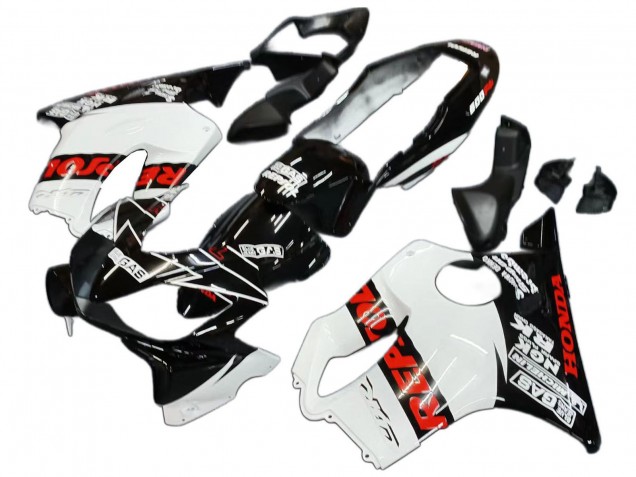 Weiß Glänzendes Schwarz Rot Repsol 2004-2007 Honda CBR600 F4i Motorrad Verkleidung