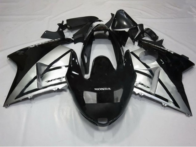 Silber Glänzendes Schwarz 1996-2007 Honda CBR1100XX Blackbird Motorrad Verkleidung