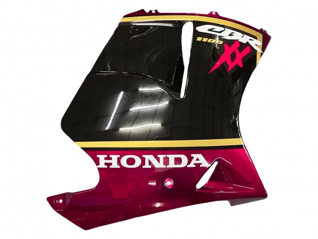 Glänzendes Schwarz Rot Gelb 1996-2007 Honda CBR1100XX Blackbird Motorrad Verkleidung