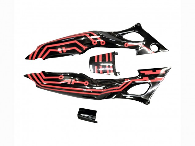 Rot Glänzendes Schwarz 1997-1998 Honda CBR600 F3 Motorrad Verkleidung Kit