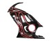 Rot Glänzendes Schwarz 1997-1998 Honda CBR600 F3 Motorrad Verkleidung Kit