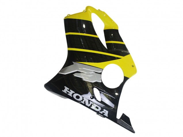 Gelb Glänzendes Schwarz 1999-2000 Honda CBR600 F4 Motorrad Verkleidung