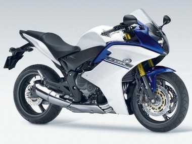 Weiß Blau 2011-2013 Honda CBR600F Motorrad Verkleidung