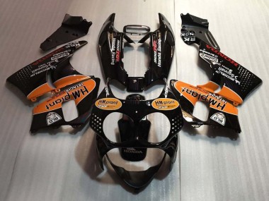 Glänzendes Schwarz Orange Hm Plant 1992-1993 Honda CBR900RR 893 Motorrad Verkleidung
