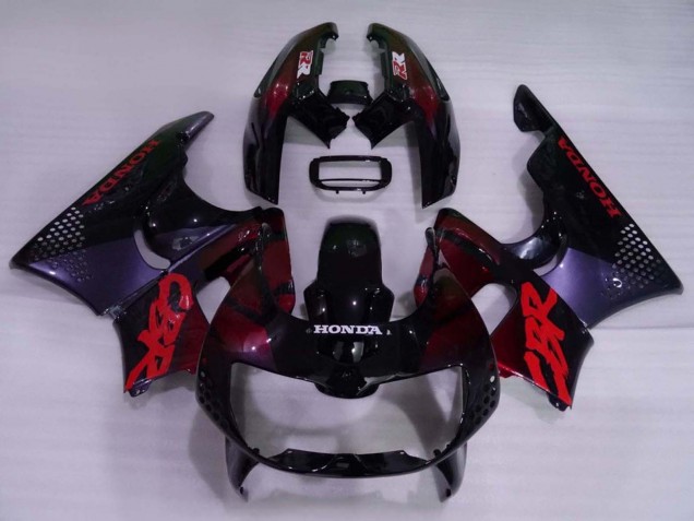 Dunkel Blau Kastanienbraun Rot Glänzendes Schwarz 1994-1995 Honda CBR900RR 893 Motorrad Verkleidung