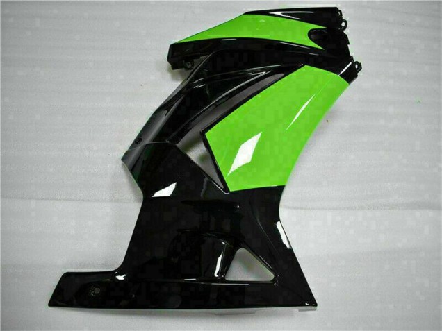Glänzendes Schwarz Grün 2008-2012 Kawasaki EX250 Motorrad Verkleidung