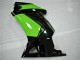 Glänzendes Schwarz Grün 2008-2012 Kawasaki EX250 Motorrad Verkleidung