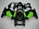 Glänzendes Schwarz Grün 2008-2012 Kawasaki EX250 Motorrad Verkleidung
