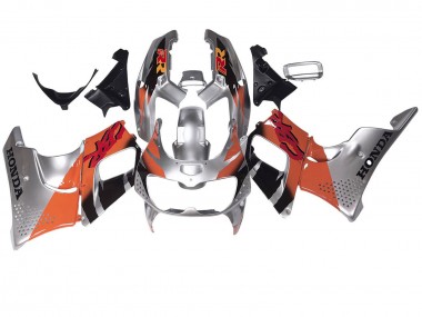 Silber Orange Glänzendes Schwarz 1994-1995 Honda CBR900RR 893 Motorrad Verkleidung