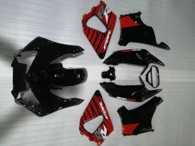 Rot Glänzendes Schwarz 1998-1999 Honda CBR900RR 919 Motorrad Verkleidung