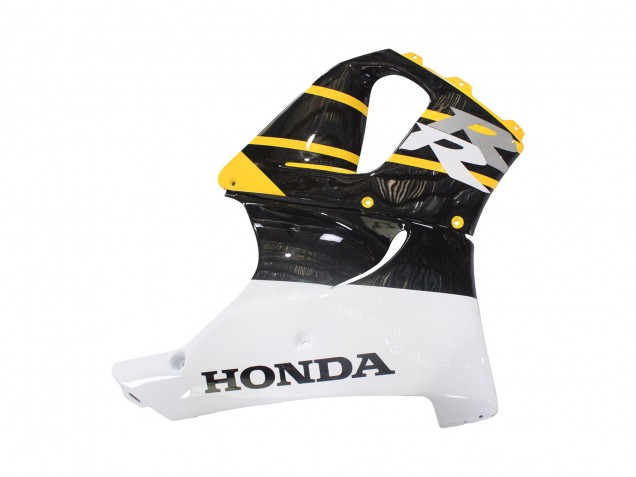 Weiß Gelb Glänzendes Schwarz 1998-1999 Honda CBR900RR 919 Motorrad Verkleidung