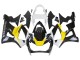 Weiß Gelb Glänzendes Schwarz 2000-2001 Honda CBR900RR 929 Motorrad Verkleidung
