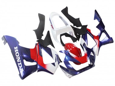 Weiß Rot Blau 2000-2001 Honda CBR900RR 929 Motorrad Verkleidung