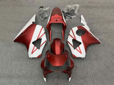 Weiß Rot 2002-2003 Honda CBR900RR 954 Motorrad Verkleidung