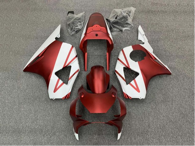 Weiß Rot 2002-2003 Honda CBR900RR 954 Motorrad Verkleidung