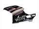 Weiß Rosa Glänzendes Schwarz Connie 2007-2014 Ducati 848 Motorrad Verkleidung