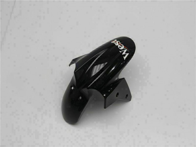 Glänzendes Schwarz Weiß West 2008-2012 Kawasaki EX250 Motorrad Verkleidung