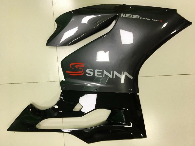 Glänzendes Schwarz 2011-2014 Ducati Panigale 1199 Motorrad Verkleidung