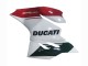Weiß Rot Glänzendes Schwarz 2011-2014 Ducati Panigale 899 Motorrad Verkleidung