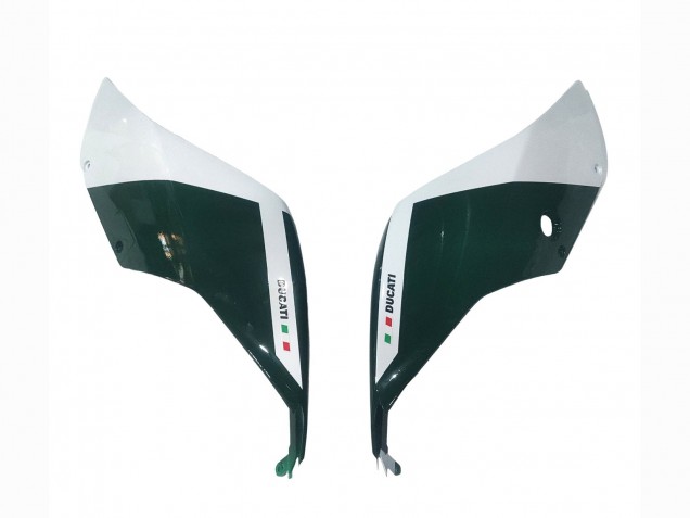 Weiß Rot Glänzendes Schwarz 2011-2014 Ducati Panigale 899 Motorrad Verkleidung