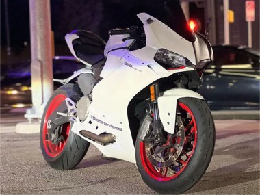 Weiß Lila 2015-2020 Ducati 959/1299 Motorrad Verkleidung