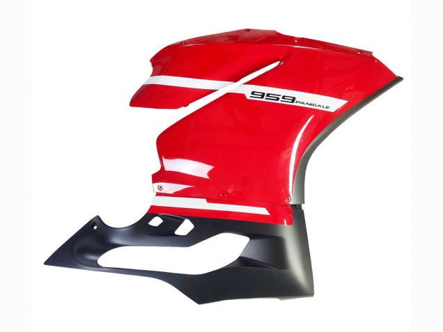 Rot Matt Schwarz 2015-2020 Ducati 959 Motorrad Verkleidung