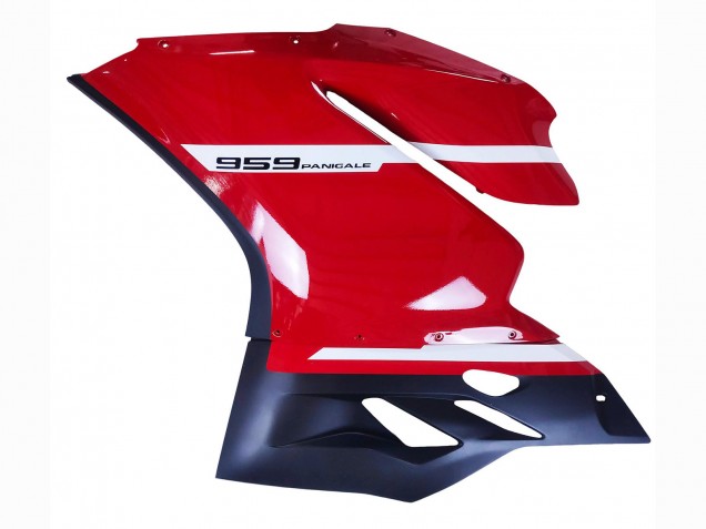 Rot Matt Schwarz 2015-2020 Ducati 959 Motorrad Verkleidung
