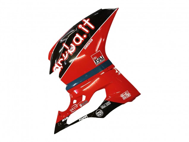 Rot Glänzendes Schwarz Fiamm 2015-2020 Ducati 959/1299 Motorrad Verkleidung