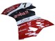 Weiß Rot Schwarz Aruba 7 2015-2020 Ducati 959/1299 Motorrad Verkleidung