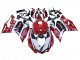 Weiß Rot Schwarz Aruba 7 2015-2020 Ducati 959/1299 Motorrad Verkleidung