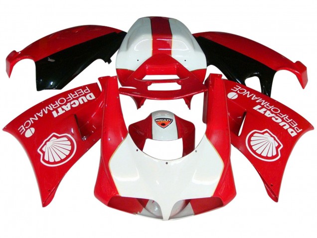 Weiß Rot Glänzendes Schwarz Performance 2015-2020 Ducati 959/1299 Motorrad Verkleidung