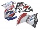 Weiß Rot Blau Matt Schwarz Unibat Flex-Box 2015-2020 Ducati 1299 Motorrad Verkleidung