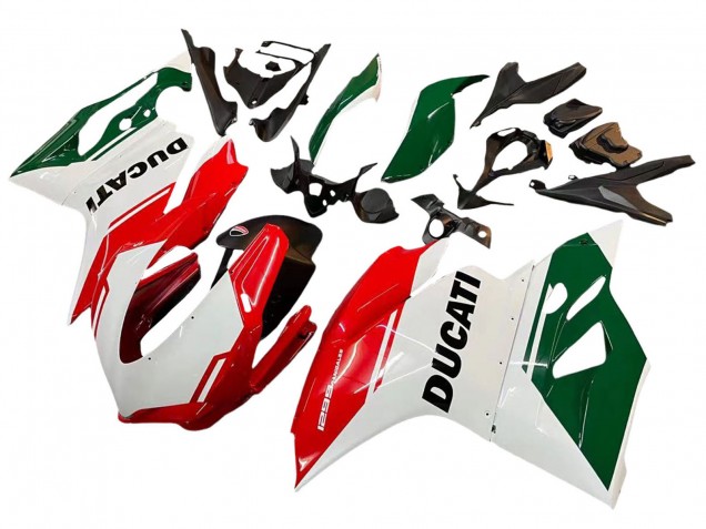 Weiß Rot Grün Matt Schwarz 2015-2020 Ducati 1299 Motorrad Verkleidung