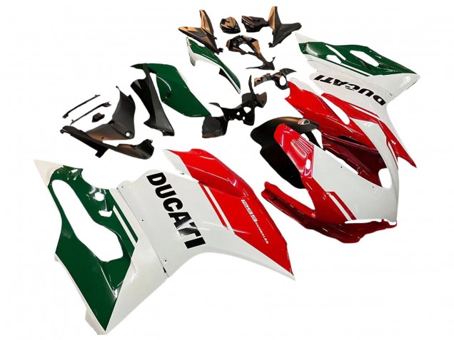 Weiß Rot Grün Matt Schwarz 2015-2020 Ducati 1299 Motorrad Verkleidung