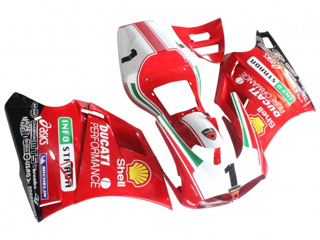 Weiß Rot Gelb Grün Glänzendes Schwarz Performance 1993-2005 Ducati 748/916/996/998 Motorrad Verkleidung
