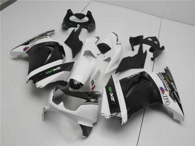 Weiß Schwarz Grün 2008-2012 Kawasaki EX250 Motorrad Verkleidung