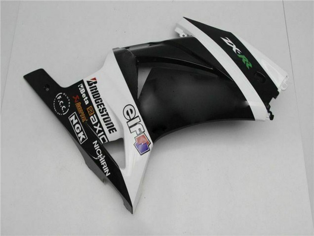 Weiß Schwarz Grün 2008-2012 Kawasaki EX250 Motorrad Verkleidung