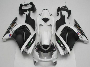 Weiß Schwarz Grün 2008-2012 Kawasaki EX250 Motorrad Verkleidung