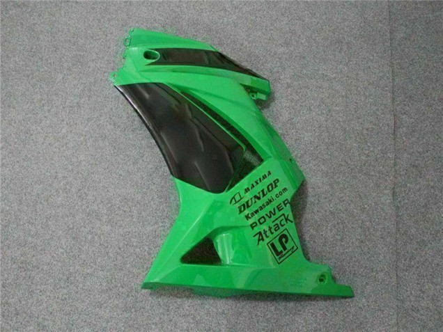 Grün Schwarz 2008-2012 Kawasaki EX250 Motorrad Verkleidung