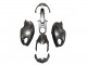 Matt Schwarz 2008-2012 Ducati Monster 696 796 1100 1100S Motorrad Verkleidung